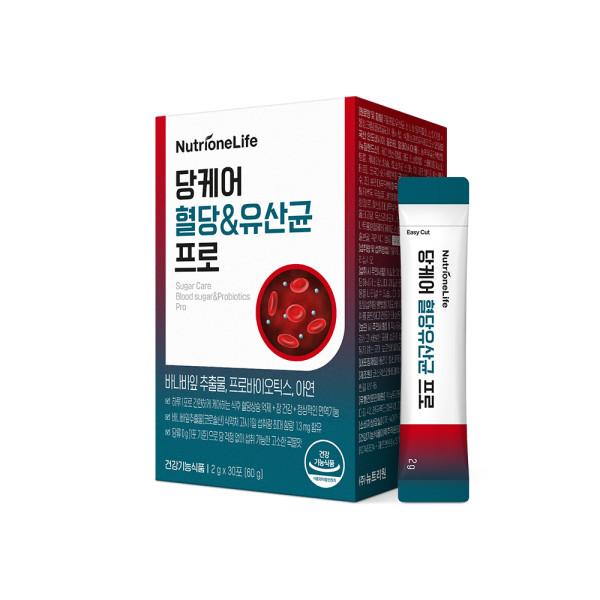 Nutrione Jung Woo-sung Sugar Care Blood Sugar & Lactobacillus Probiotics 30 Packets, 1 Pack