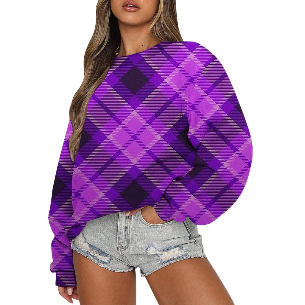 Женский осенне-зимний топ с длинным рукавом, повседневный свитер с круглым вырезом, свободный крой, флисовые топы Pollover