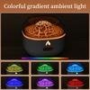 200ml Volcano Air Humidifier Desktop Electric USB Humidificadore Water Mist Essential Oil Aroma Diffuser with Colorful Lighting