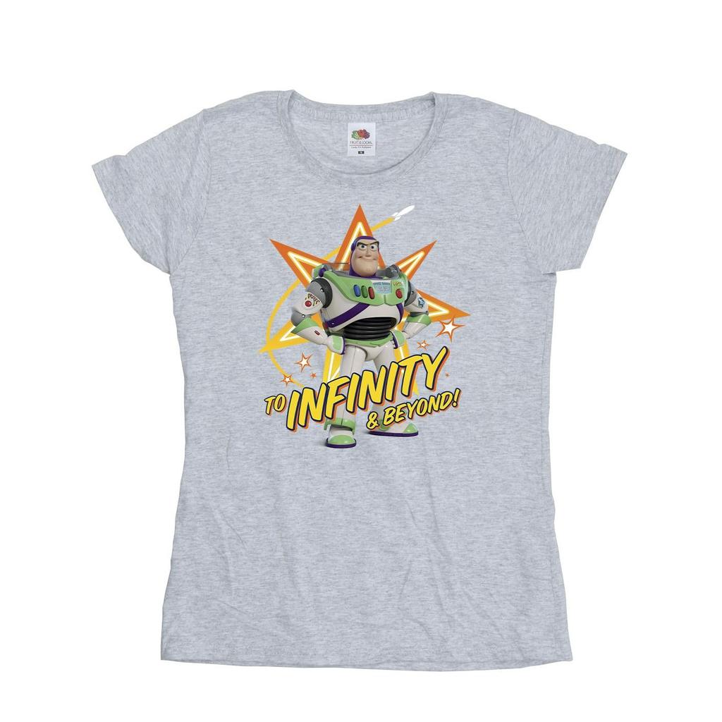 Disney Womens/Ladies Toy Story Buzz To Infinity Cotton T-Shirt