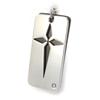 [E4247] - Men's 'Cross' Pendant Black Silver