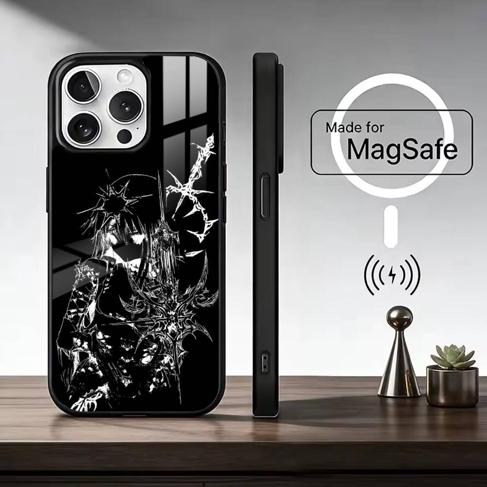 C-Gothic C-Cyber Sigil Phone Case For iPhone17,16,15,14,13,12,11 Plus,Pro Max Magnetic For Magsafe Wireless Charging