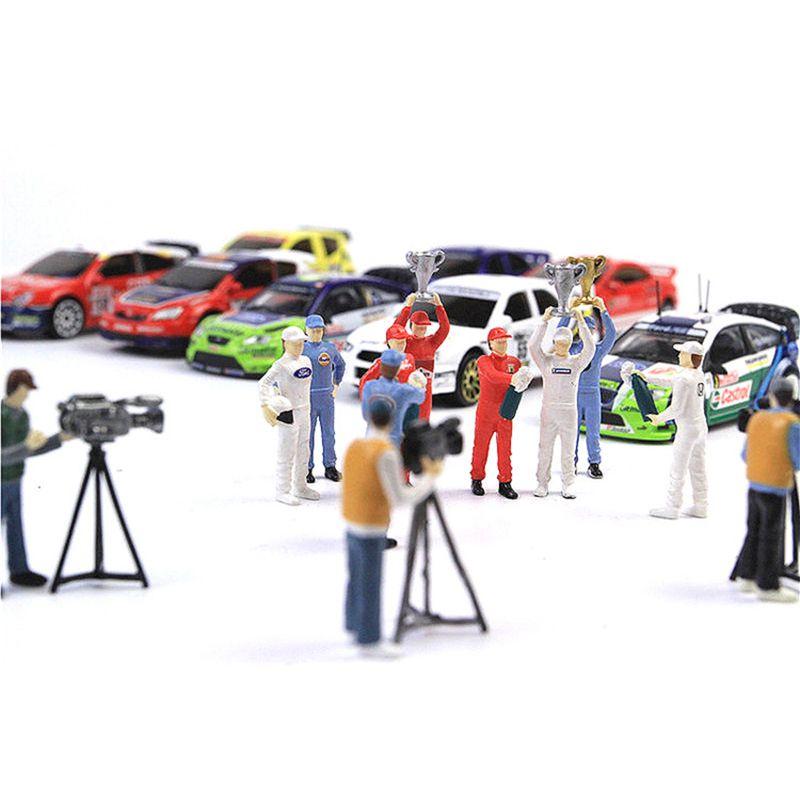 Медаль гонки 164 Игровое поле Набор моделей-сценариев с двумя фигурками для Matchbox Tomy из высококачественного полимерного материала