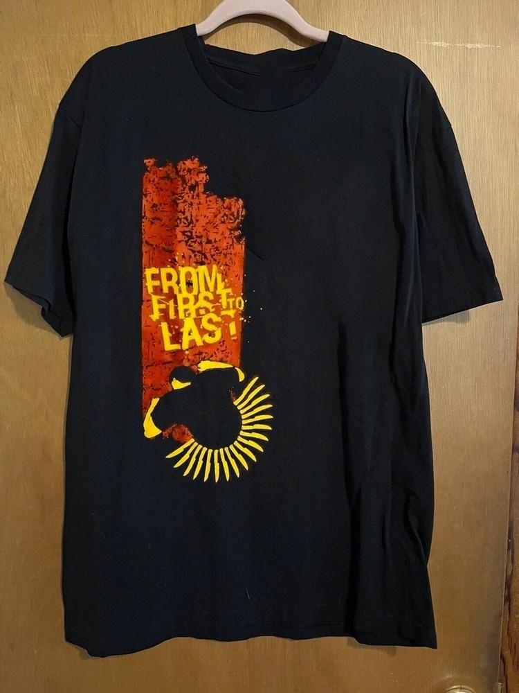 Hot Popular From First To Last Band On Tour Black Shirt S to 5XL SG399 Unisex T-Shirt