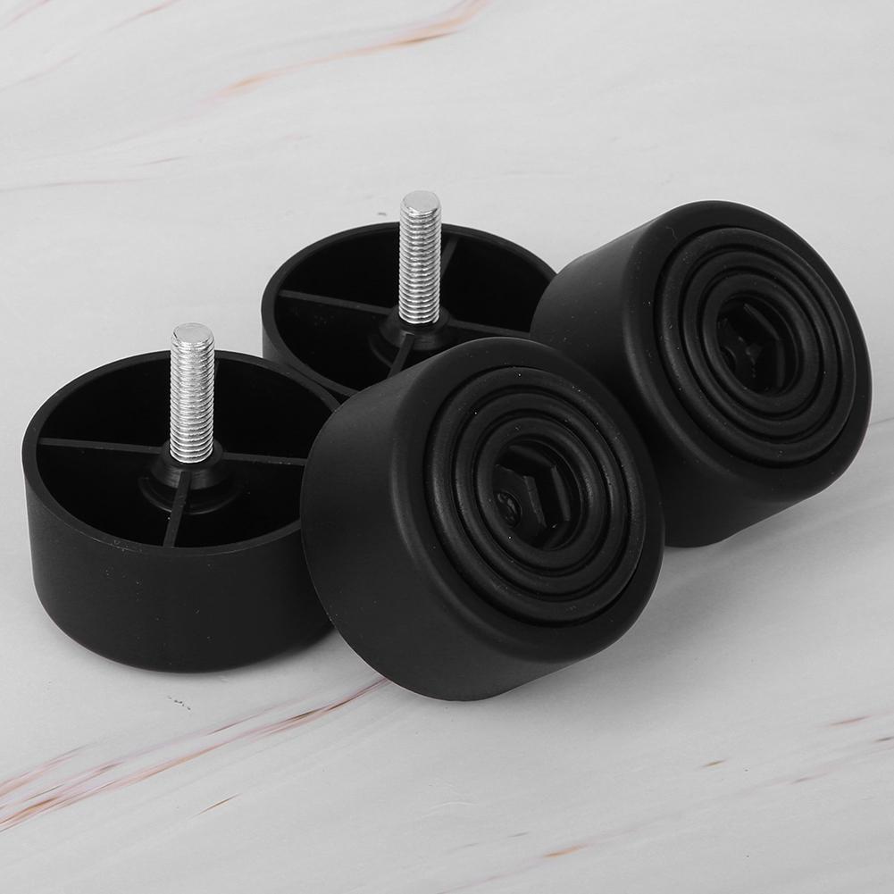 4Pcs Round Sofa Legs Black M8 Screw Height Feet Pad Cabinet Furniture Accessories 35mm