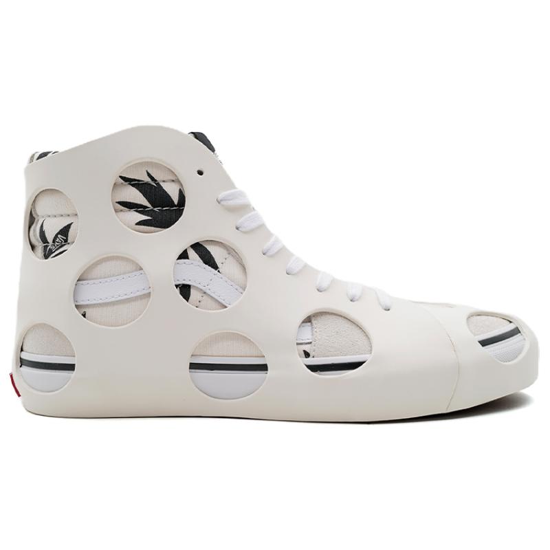 Vans Sk8 Hi Cage Vlt Lx 'Polka Dot Checkered Marshmallow' Vans VN0A5FBW2UH