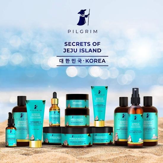 Пенящееся средство для умывания лица с вулканическим пеплом Pilgrim Korean Volcanic Lava Ash со встроенной щеточкой для глубокого очищения | Корейские средства по уходу за кожей | Для мужчин и женщин | 120 мл