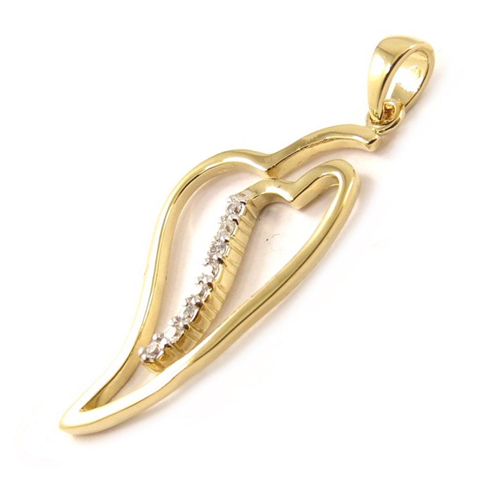 Les Trésors De Lily [C5491] - Позолоченный кулон «История любви»