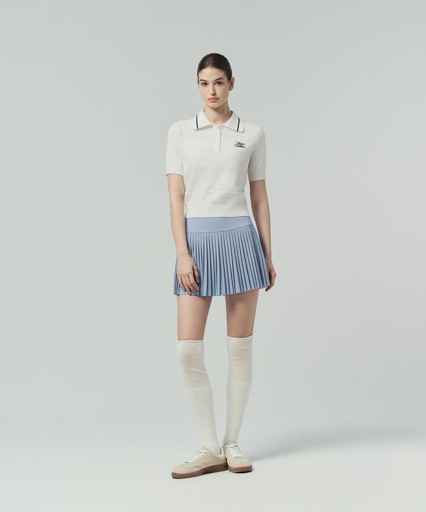 SERGIO TACCHINI W Фреска Вязаный Поло с Полосками с Коротким Рукавом