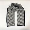 Korean-Style Lightweight Cashmere Knit Neck Warmer - Fashionable & Versatile Jacquard Scarf