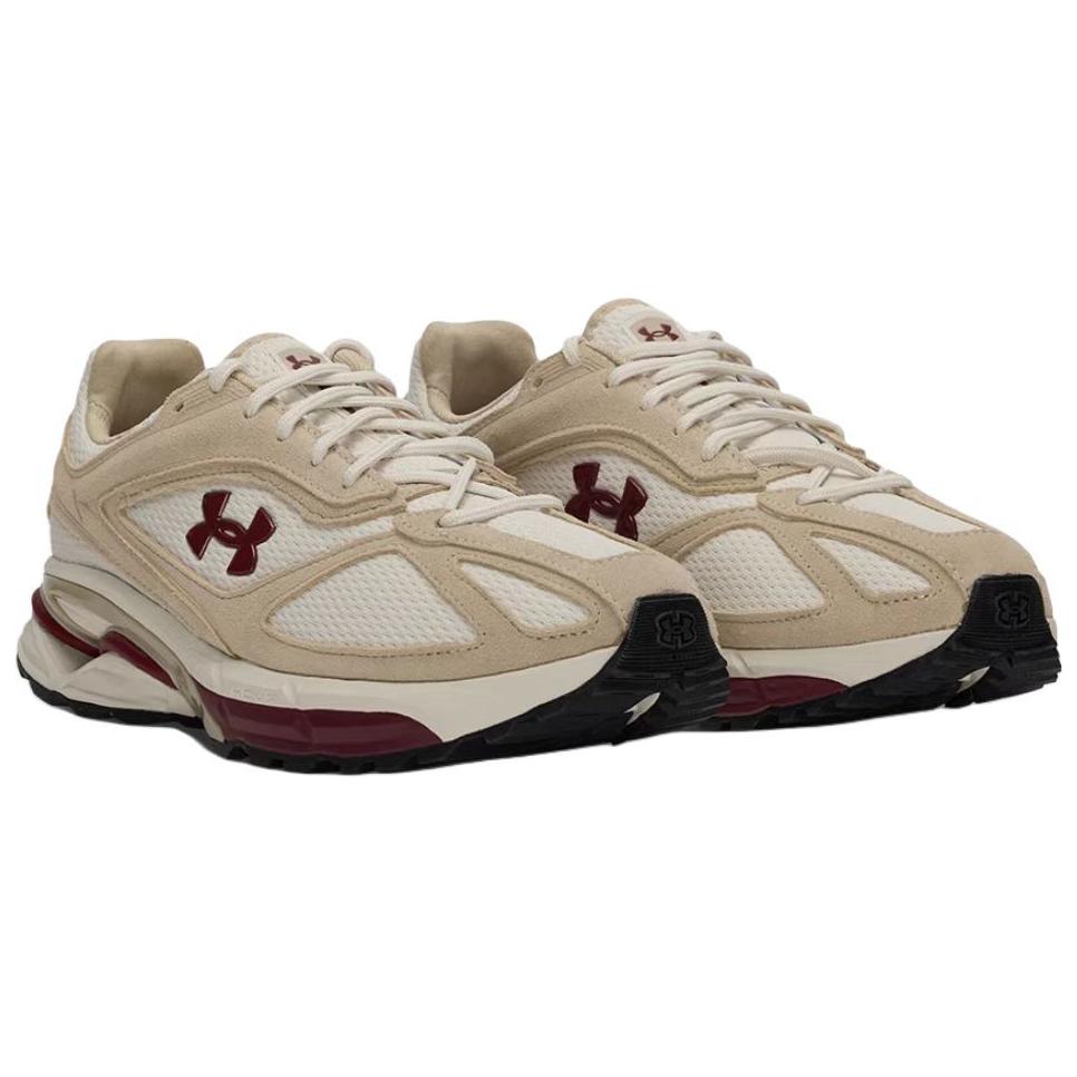 Under Armour HOVR Apparition CNY Удобные Универсальные Низкие Повседневные Кроссовки Унисекс Бежевый 6007155-279