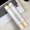 400-450ML 2 Pcs Water Cup Transparent USB Rechargeable Rapid Electrolysis Hydrogen-rich Hydrogen Water Bottle Water Ionizer Machine Hydrogen