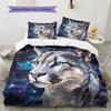 Cougar Pattern Bedding Home Decoration Birthday Gift (1 * duvet cover + 2 * pillowcase, without core)