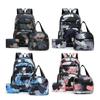 3Pcs Children Backpack Set Large-Capacity Elementary Middle Student Schoolbag Lunchbox Pencil Case Combination Bag for Boys Girl