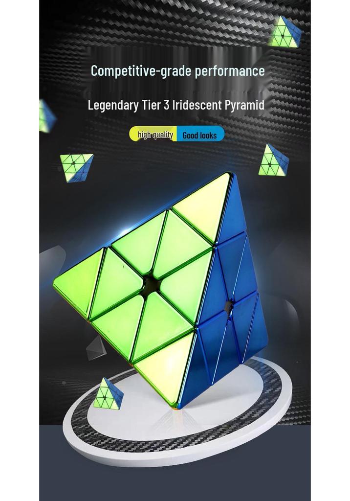 Магнитный кубик Рубика 3x3 Saint Hand Legend с радужным покрытием: Профессиональная, Гладкая, Обучающая Детская Игрушка