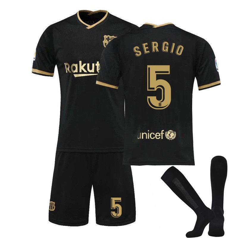 Футболка Барселоны - домашняя и выездная номер Месси игровая футболка, детский спортивный футбольный костюм футболка мужская