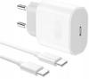 20W Wall Charger For Iphone 15 / Galaxy S24 / Ultra + Type-C Cable