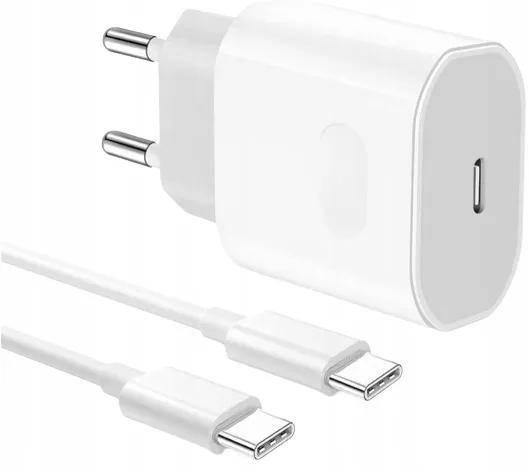 20W Wall Charger For Iphone 15 / Galaxy S24 / Ultra + Type-C Cable
