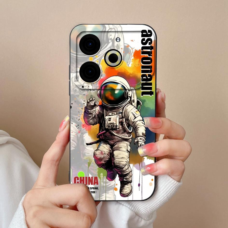 Чехол для телефона Tecno Camon 30 Pro Spark 20 Pop 8 Hot 40i Pova 6 Neo, задние чехлы с красивыми цветами и растениями, мягкий силиконовый бампер с защитой от падения, корпус корпуса