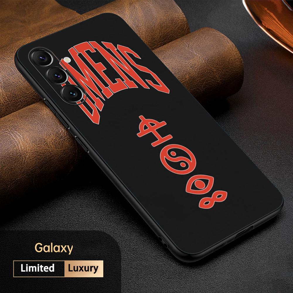 Cool fashion Badd Omens band poster Phone Case For Samsung Galaxy S26 S25 S24 S23 S22 S21 Plus Ultra Note20 Soft Black