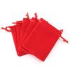 Бархатные мешочки на шнурке для Таро, мешочек для игральных костей, мешочек для украшений, фланелевый подарочный мешочек 13x18см
