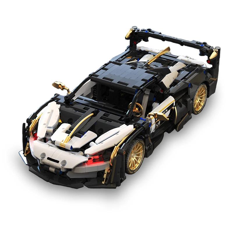 MOC City Luxury Technic GTR Super Race Спортивный скоростной автомобиль Building Block Кирпич Модель игрушки Рождественские подарки для маленьких мальчиков и взрослых