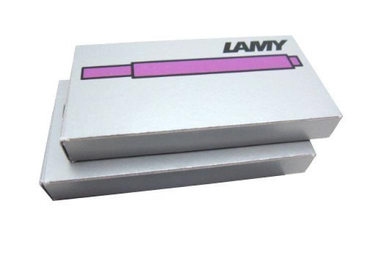 LAMY Fountain Pen Cartridge 5 cartridges per box x 2 boxes Ink, Violet, (LT10)