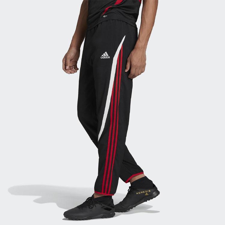 Adidas Knitted Sweatpants Men's Black Moderate Cuffed Pants H64068
