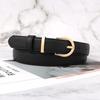 Leather Belt Vintage Women Versatile Decorative Waistband Casual Jeans Strap