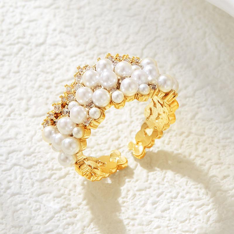 Новое высококачественное открытое кольцо с ретро-элегантностью и уникальным кольцом для указательного пальца, регулируемое изысканное кольцо