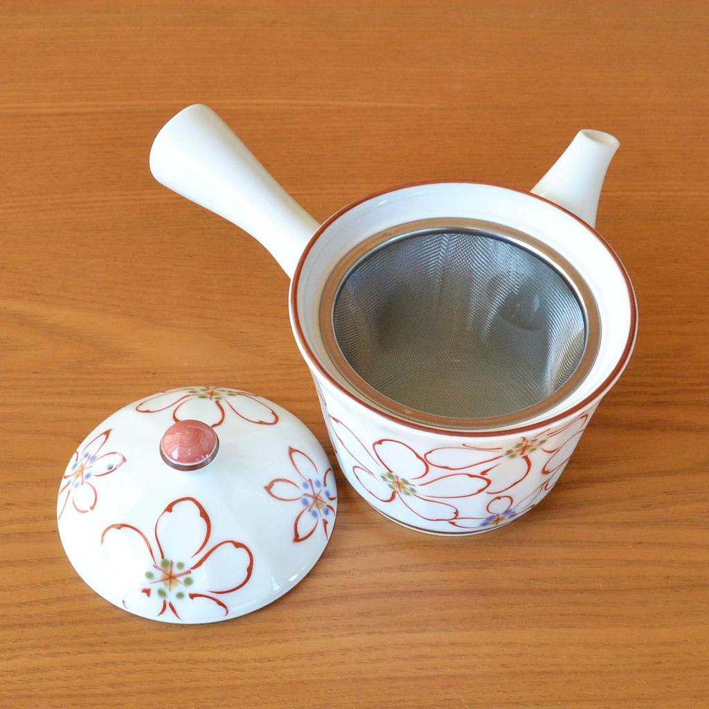 Чайник стильный из нержавеющей стали с ситечком для чая, произведенный в Японии, Arita Ware Hasami Ware Ayaka U, чайник 350 мл