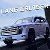 Новый 1:24 Toyota LAND CRUISER LC300 Prado SUV Модель автомобиля из литого металла Игрушечные внедорожники Модель автомобиля Моделирование Детский подарок