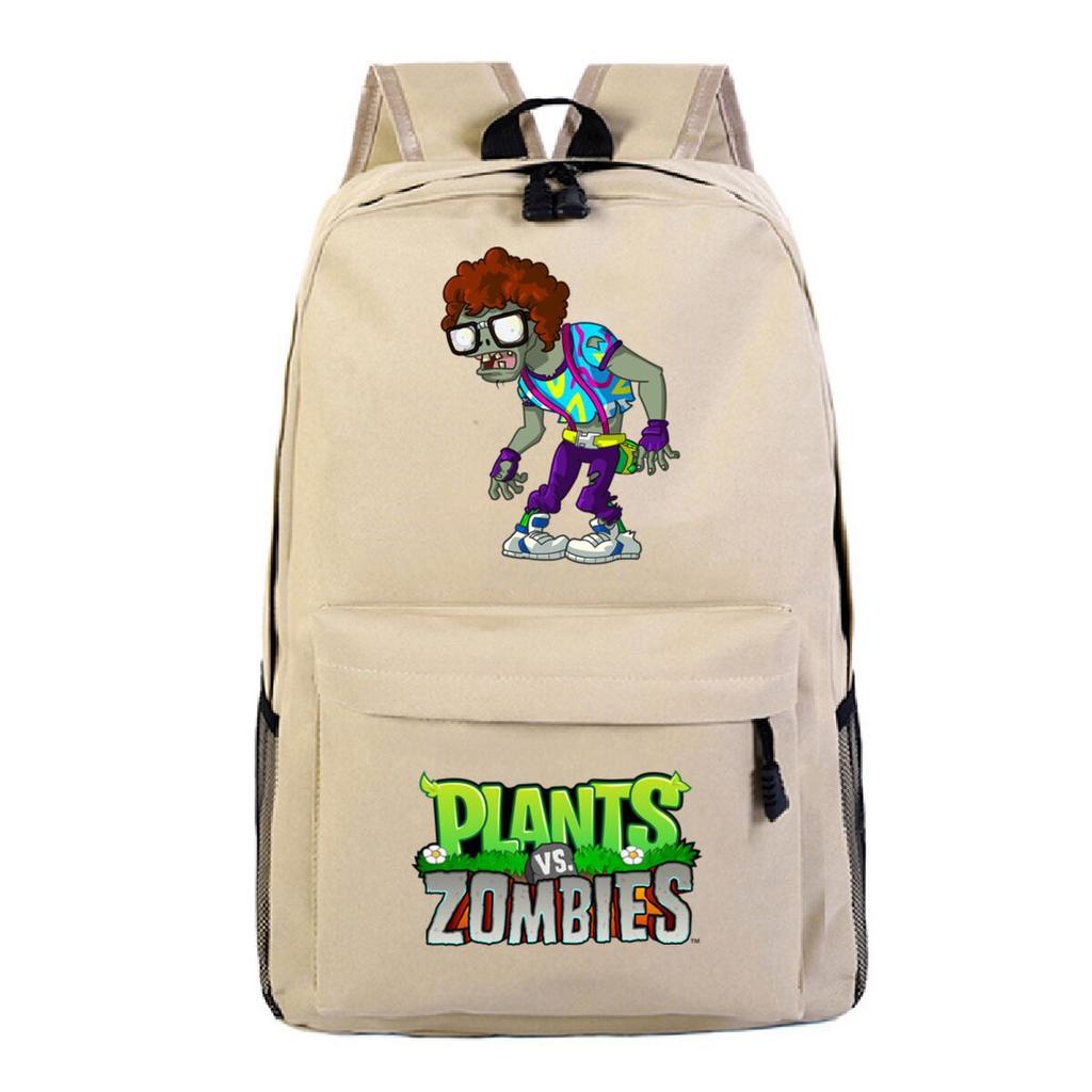 Game Merchandise Plants Vs. Zombies School Bag Casual Simple Backpack