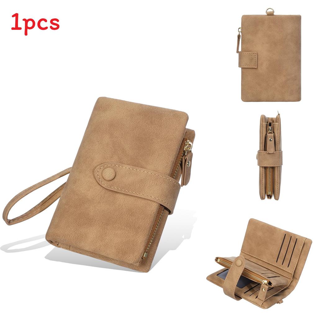 Fashion Pu Wallet For Women With Multiple Card Slots And Zipper Closure