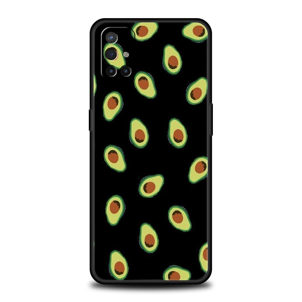 Милый чехол для телефона с авокадо для Oneplus 13R 13 12R 11 10T 10R Nord N100 N200 N10 10 9 9R 9RT CE 3 2 Z Pro 5G Мягкий чехол из ТПУ Fundas