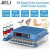 64 Eggs Incubator With Drawer Type Mini Egg Incubator With Automatic Water Ionic Waterbed Replenishment And Temperature Control