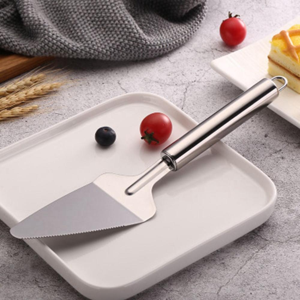 Pizza Comfortable Handle Dessert Cake Tool Pie Server Serrated Spatula Slicer