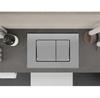Клавиша смыва Mexen Fenix 10 XS хром блестящий 601001