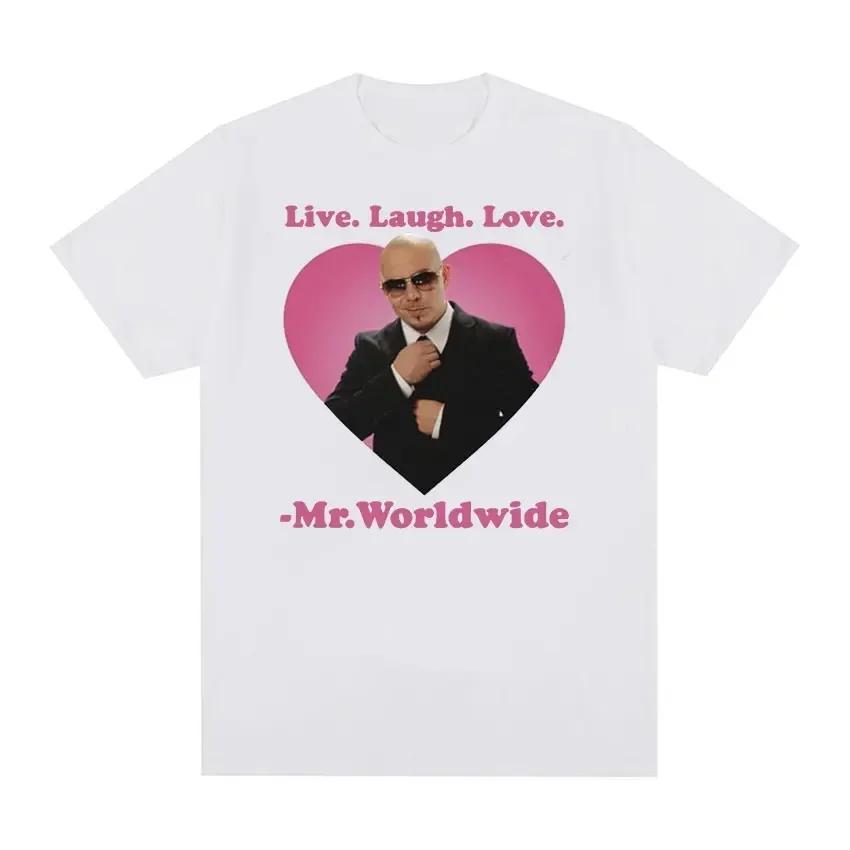 Mr. Worldwide Live Laugh Love Heart T-shirt