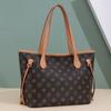 Printed Tote Bag Leather Women's Large Capacity Shoulder Bag Handbag