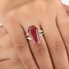 Natural Pink Tourmaline Gemstone 925 Sterling Silver Jewelry Handmade Boho Ring RR-47-6