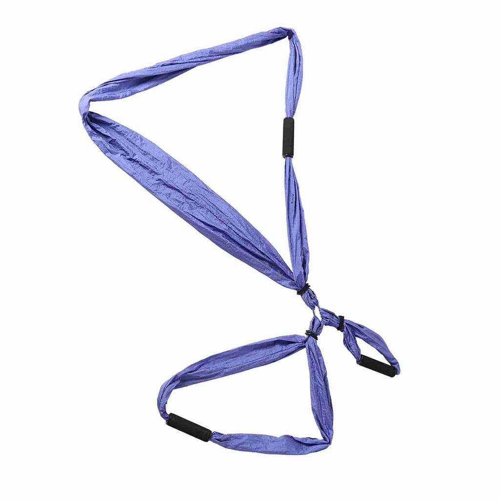 Aerial Fitness Hanging Grip Inversion Trapeze Swing Sling Hammock(Blue Green)