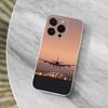 Авиация Арт Самолет Чехол Для iPhone 17,11,12,13,16,14,15,Pro,Max,Plus,X,XS,XR,SE,Mini Прозрачный Мягкий Силикон