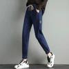 Spring Fall Harem Jeans Women Fashion Denim Pants Baggy Jogger Jeans