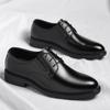 Оксфорды мужские туфли на шнуровке кожаные мужские туфли на толстой подошве черные на шнуровке свадебные мужские деловые формальные туфли мужские