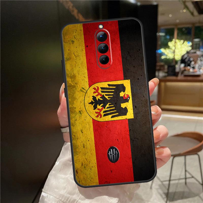 Чехол-баннер с флагом Германии для ZTE Nubia Red Magic 11 10 8 8S 9 9S 10S Pro Plus 6 7 6S 7S Для RedMagic 10 Air Чехол