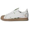 Originals Melting Sadness X  Superstar Karoro Hole Casual Shell Toe Sneakers Unisex Sneakers White Green Brown H06342