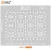 AMAOE EMMC3 1 2 BGA Трафарет для реболлинга для Android Nand Flash EMMC EMCP UFS LPDDR PCIE 153 162 169 221 254 60 70 186 200 Оловянная сетка