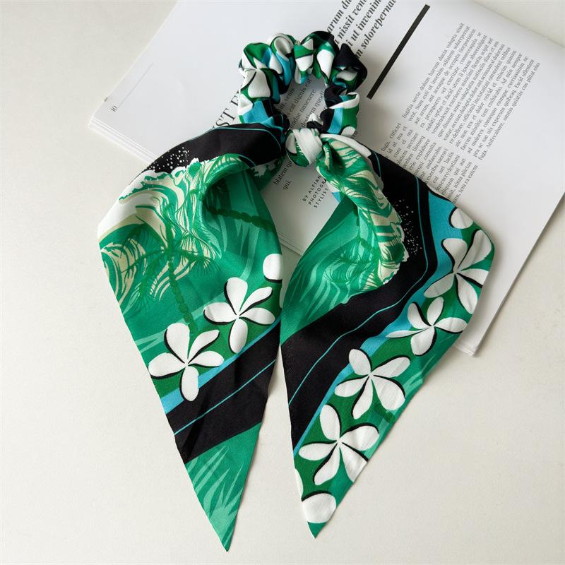 Длинная лента Декоративная резинка для волос для женщин Сезонный элегантный аксессуар Качественное эластичное кольцо для волос