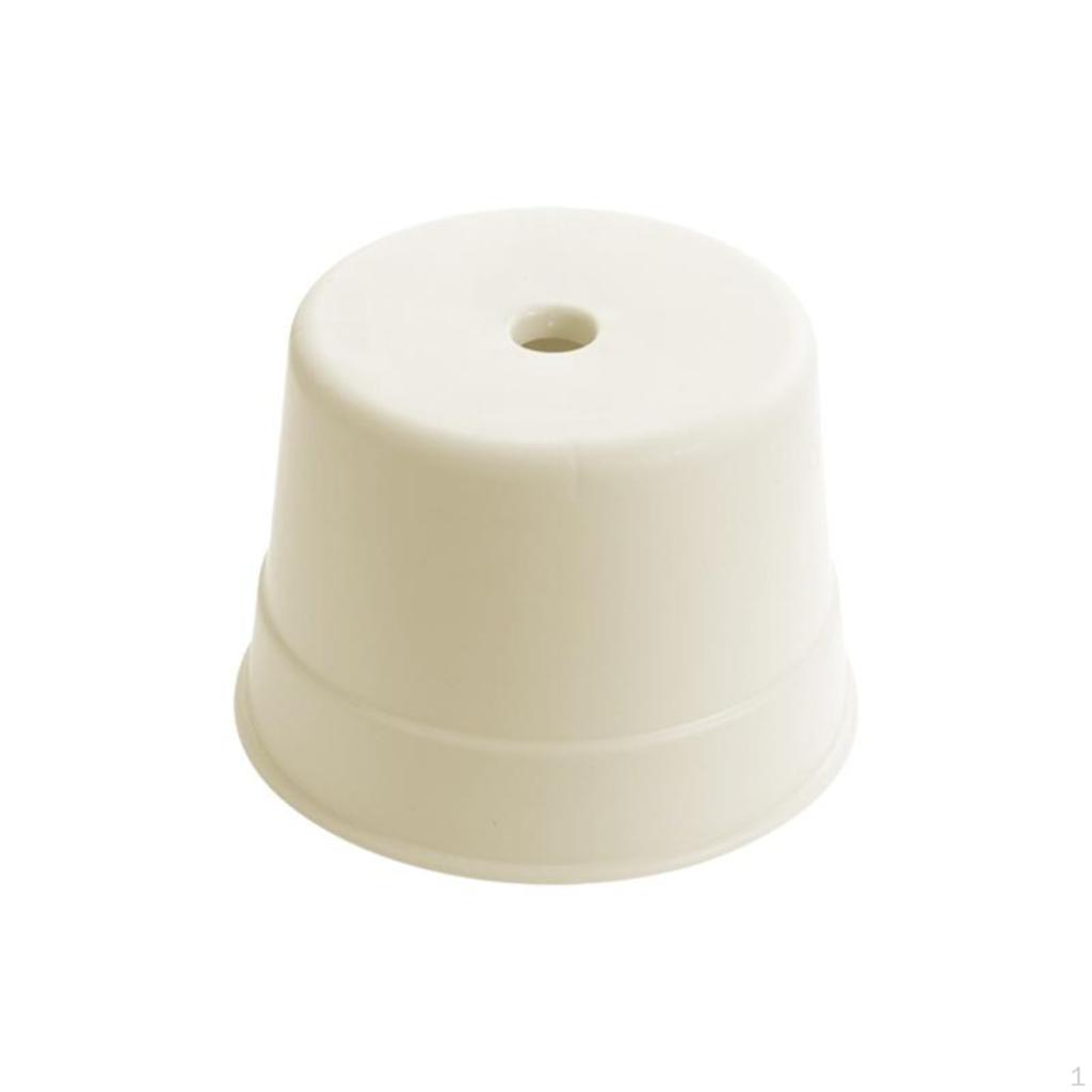 Thickened Stool, Backless, NonSlip, Lightweight, Living Room, Bathroom, Kids, MultiPurpose White